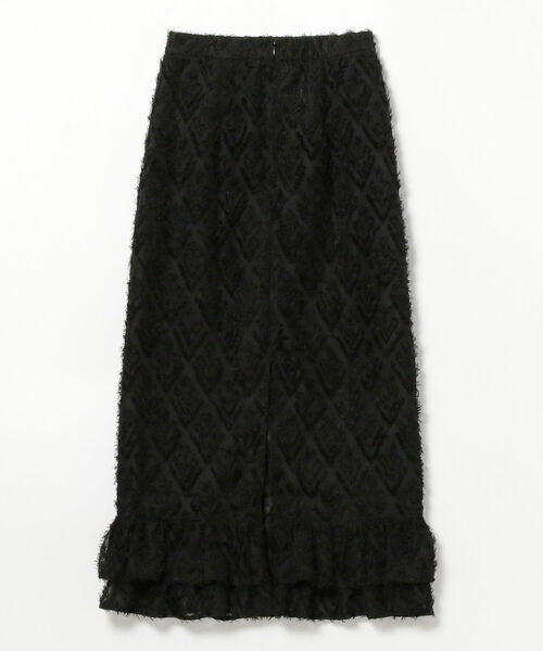 Ray BEAMS(レイビームス)の「Ray BEAMS / フリンジ マーメイド スカート(スカート・レディース・ブラック/オレンジ・1/0)」の22枚目の写真