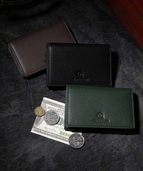 VANQUISH（ヴァンキッシュ）の「【VANQUISH/ヴァンキッシュ】スムースカードケース（カードケース・メンズ・ブラック/ダークグリーン/ダークブラウン・FREE）」の3枚目の写真