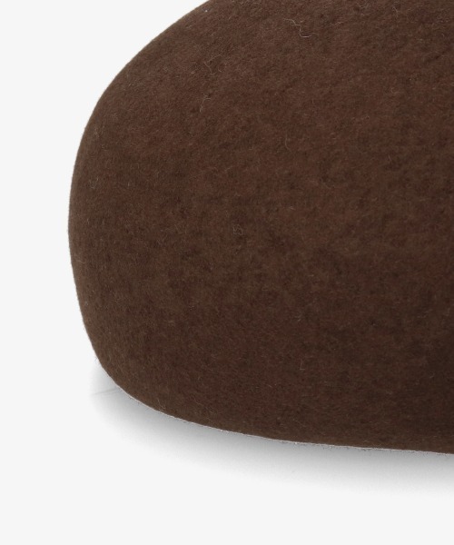 kaorinomori（カオリノモリ）の「kaorinomori オークベレー（ハンチング/ベレー帽・レディース・ブラック/ホワイト/ダークオレンジ/ライトグリーン/ブラウン・M/57.5cm）」の18枚目の写真