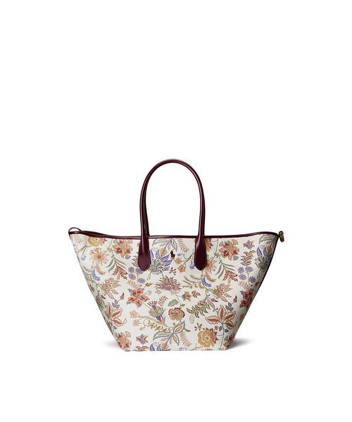 POLO RALPH LAUREN キャンバス トートバッグフローラル　アロハ POLO RALPH LAUREN（ポロ ラルフ ローレン）の「フローラル キャンバス
