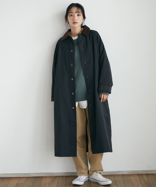 衿コールステンカラードット釦コート ステンカラーコート Craft Standard Boutique クラフトスタンダードブティック のファッション通販 Zozotown