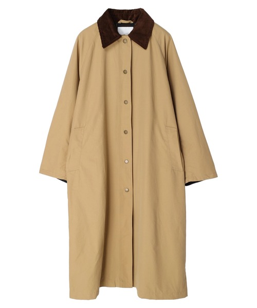 CRAFT STANDARD BOUTIQUE（クラフトスタンダードブティック）の「衿コールステンカラードット釦コート　＊◆（ステンカラーコート・レディース・ブラック/ベージュ・M/L）」の17枚目の写真