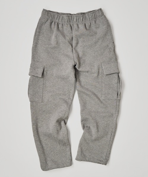 UNIVERSAL OVERALL(ユニバーサルオーバーオール)の「【UNIVERSAL OVERALL】T/C SWEAT CARGO PANTS / 裏起毛スウェットカーゴパンツ(カーゴパンツ・メンズ・ブラック/グレー/グリーン/オートミール・MEDIUM/LARGE/X-LARGE)」の4枚目の写真