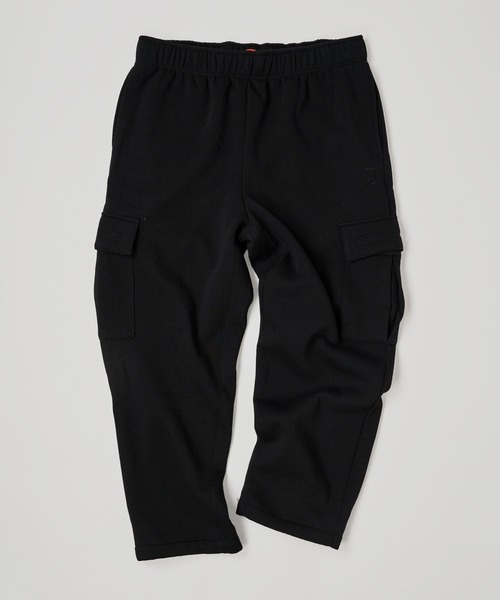 UNIVERSAL OVERALL(ユニバーサルオーバーオール)の「【UNIVERSAL OVERALL】T/C SWEAT CARGO PANTS / 裏起毛スウェットカーゴパンツ(カーゴパンツ・メンズ・ブラック/グレー/グリーン/オートミール・MEDIUM/LARGE/X-LARGE)」の3枚目の写真