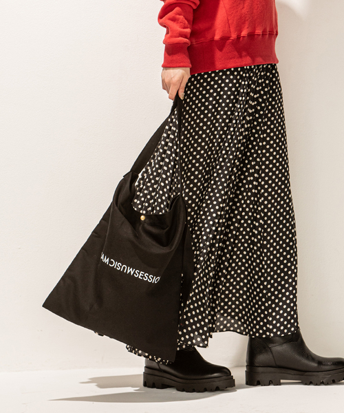 Noble（ノーブル）の「【N.Jam】JAM SESSIONトートバッグ( スモール)（トートバッグ・レディース・ホワイト/ブラック/マルチ・FREE）」の2枚目の写真