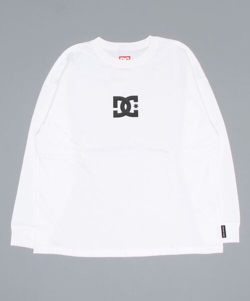 DC SHOES（ディーシーシューズ）の「22 KD STAR WIDE LS/DCキッズ長袖ロンT（Tシャツ/カットソー・キッズ・ホワイト/ホワイト系その他/ブラック系その他/ブラック・150/130/160/140/120）」の2枚目の写真
