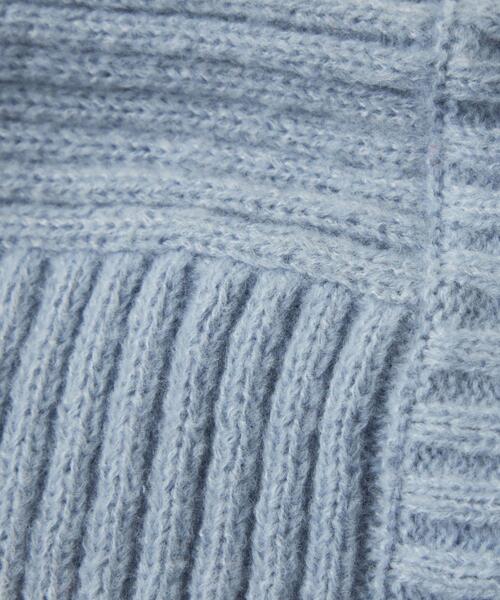 CITEN(シテン)の「<CITEN> フードツキ ニットストール(マフラー・レディース・ライトグレー/ライトブルー/オフホワイト/ライラック・FREE)」の17枚目の写真