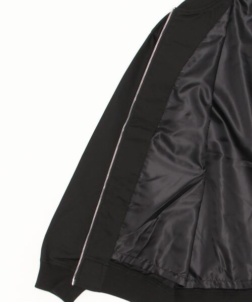 DOUBLE STEAL（ダブルスティール）の「SIMPLE LOGO T/C JKT（MA-1・メンズ・ブラック・X-LARGE/LARGE/MEDIUM）」の7枚目の写真