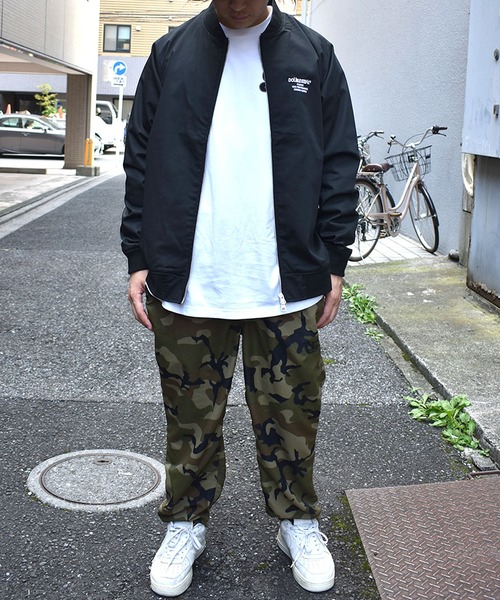 DOUBLE STEAL（ダブルスティール）の「SIMPLE LOGO T/C JKT（MA-1・メンズ・ブラック・X-LARGE/LARGE/MEDIUM）」の9枚目の写真