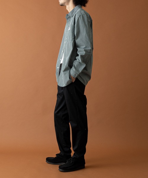 GEVACO（ゲバコ）の「【GEVACO / ゲバコ】ストライプピーチ起毛レギュラーカラーシャツ（シャツ/ブラウス・メンズ・レッド/ブルー/グリーン・MEDIUM/LARGE）」の15枚目の写真