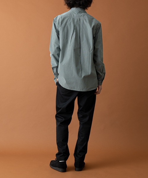 GEVACO（ゲバコ）の「【GEVACO / ゲバコ】ストライプピーチ起毛レギュラーカラーシャツ（シャツ/ブラウス・メンズ・レッド/ブルー/グリーン・MEDIUM/LARGE）」の22枚目の写真