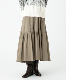 allureville | バイヤス切替ギャザースカート(スカート)