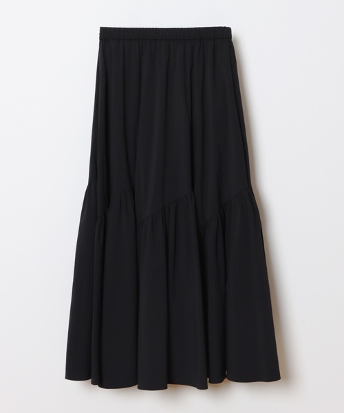 allureville(アルアバイル)の「バイヤス切替ギャザースカート(スカート・レディース・ブラック/パープル/アイボリー/カーキ・1/2)」の6枚目の写真