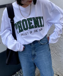 WEGO | WEGO/【2点セット】アクセ付きカレッジロンT(Tシャツ/カットソー)