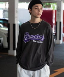 WEGO/【2点セット】アクセ付きカレッジロンT