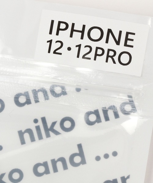 niko and...（ニコアンド）の「オリジナルニコロゴカラーiPhoneケース/(12/12Pro)（スマホケース/カバー・レディース・グレー/ホワイト・0）」の11枚目の写真