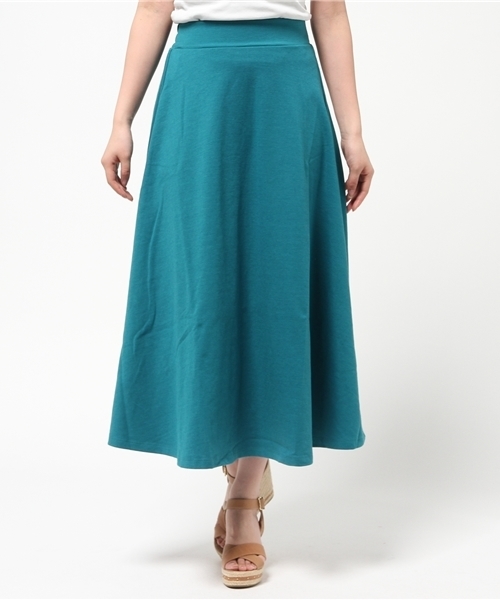 earth music&ecology（アースミュージックアンドエコロジー）の「【すきな丈スカート】ロングフレアスカート（スカート・レディース・ブラック/ライトグレー/ブルー/サックスブルー/ネイビー/ブルーグリーン/ライトイエロー/レッド/アイボリー・FREE）」の8枚目の写真