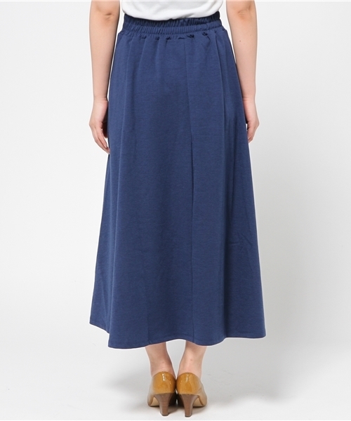 earth music&ecology（アースミュージックアンドエコロジー）の「【すきな丈スカート】ロングフレアスカート（スカート・レディース・ブラック/ライトグレー/ブルー/サックスブルー/ネイビー/ブルーグリーン/ライトイエロー/レッド/アイボリー・FREE）」の12枚目の写真