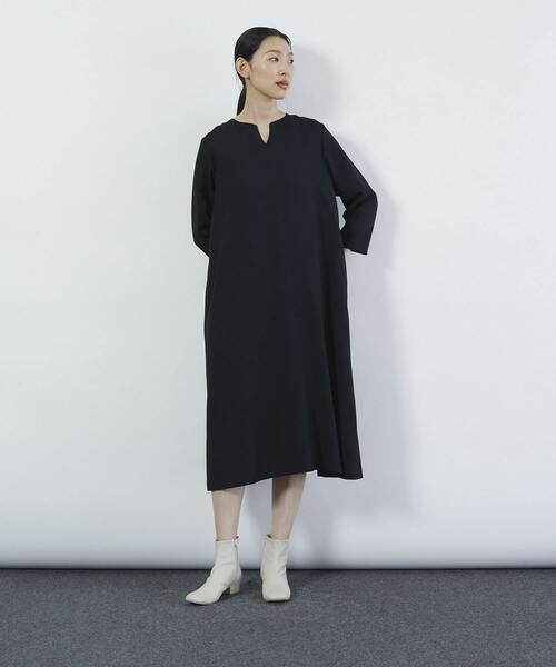 LOISIR（ロワズィール）の「エステルウールビエラAラインワンピース