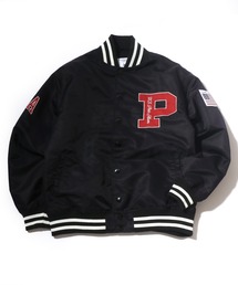 U.S. POLO ASSN. | U.S.POLO ASSN. ワッペン刺繍ナイロンスタジャン/ライトアウター(スタジャン)