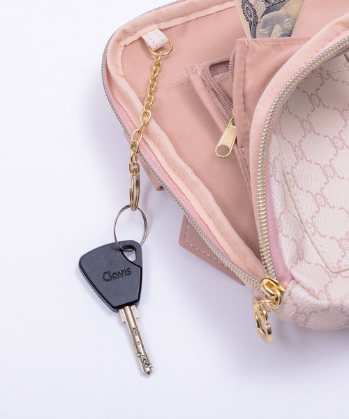 マルチショルダーバッグ お財布 スマホショルダー リボン ミニ