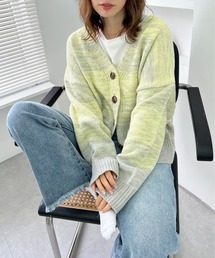 feepur | 【ハンドウォッシャブル】メランジグラデーションカーディガン(カーディガン/ボレロ)