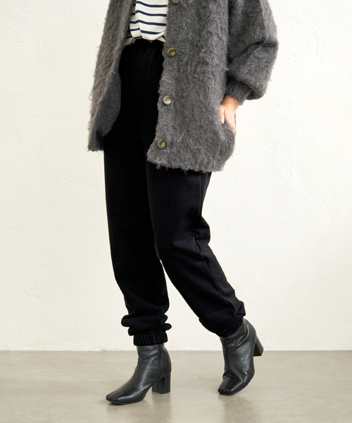 B.C STOCK（ベーセーストック）の「Ecoutezスウェットパンツ（スウェットパンツ・レディース・ブラック/アイボリー/ボルドー・FREE）」の19枚目の写真