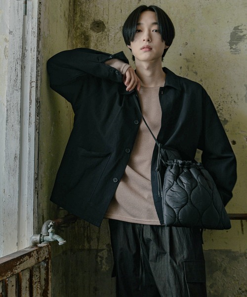 FOLLOWIN（フォロウィン）の「おしゃれデイリーキルティングクロスバック（ショルダーバッグ・レディース・ブラック/カーキ/ベージュ・ONE SIZE）」の9枚目の写真