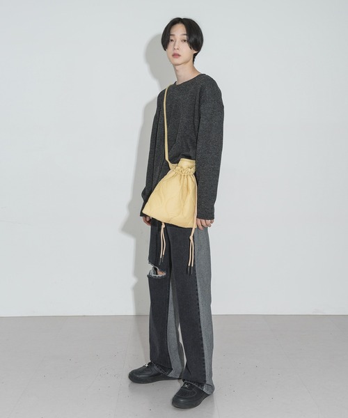 FOLLOWIN（フォロウィン）の「おしゃれデイリーキルティングクロスバック（ショルダーバッグ・レディース・ブラック/カーキ/ベージュ・ONE SIZE）」の14枚目の写真