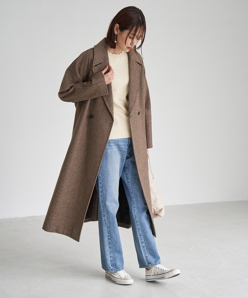 ROPE' PICNIC（ロペピクニック）の「衿スカラップ総針ニットプルオーバー（ニット/セーター・レディース・ブラック/ベージュ/グリーン系その他・38）」の16枚目の写真