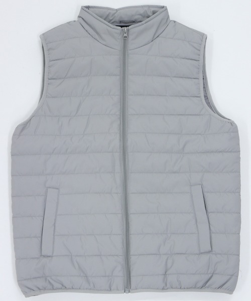 GIORDANO（ジョルダーノ）の「[ GIORDANO ]スタンドカラーパデッドベスト (ユニセックス)（ダウンベスト・レディース・ネイビー/グレー・MEDIUM/LARGE/X-LARGE）」の9枚目の写真