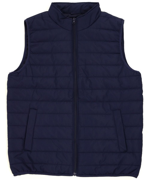 GIORDANO（ジョルダーノ）の「[ GIORDANO ]スタンドカラーパデッドベスト (ユニセックス)（ダウンベスト・レディース・ネイビー/グレー・MEDIUM/LARGE/X-LARGE）」の11枚目の写真