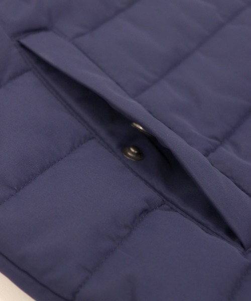 GIORDANO（ジョルダーノ）の「[ GIORDANO ]スタンドカラーパデッドベスト (ユニセックス)（ダウンベスト・レディース・ネイビー/グレー・MEDIUM/LARGE/X-LARGE）」の14枚目の写真