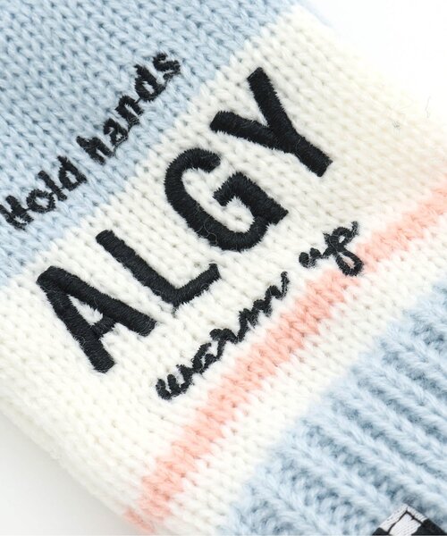 algy（アルジー）の「フラッグチェックスマホ対応手袋（手袋・キッズ・ブラック/ベージュ/サックスブルー・FREE）」の9枚目の写真