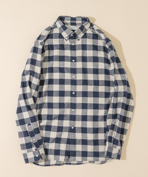 URBAN RESEARCH ROSSO MEN（アーバンリサーチロッソメン）の「『XLサイズあり』『一部WEB限定カラー』『抗菌/防臭』ハイパフォーマンスフランネルシャツ（シャツ/ブラウス・メンズ・ブラック/ネイビー/グレー/カーキ/アイボリー/ブラウン系その他/ブルー系その他/レッド系その他・SMALL/MEDIUM/LARGE/X-LARGE）」の8枚目の写真