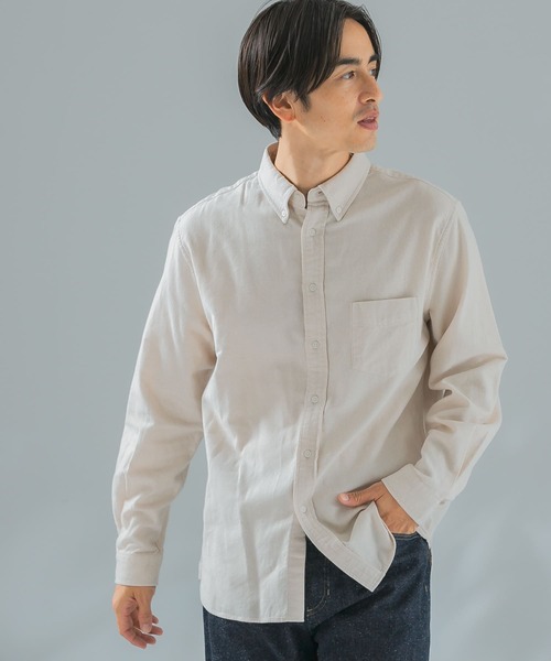 URBAN RESEARCH ROSSO MEN（アーバンリサーチロッソメン）の「『XLサイズあり』『一部WEB限定カラー』『抗菌/防臭』ハイパフォーマンスフランネルシャツ（シャツ/ブラウス・メンズ・ブラック/ネイビー/グレー/カーキ/アイボリー/ブラウン系その他/ブルー系その他/レッド系その他・SMALL/MEDIUM/LARGE/X-LARGE）」の19枚目の写真
