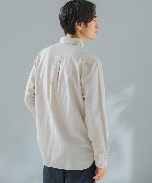 URBAN RESEARCH ROSSO MEN（アーバンリサーチロッソメン）の「『XLサイズあり』『一部WEB限定カラー』『抗菌/防臭』ハイパフォーマンスフランネルシャツ（シャツ/ブラウス・メンズ・ブラック/ネイビー/グレー/カーキ/アイボリー/ブラウン系その他/ブルー系その他/レッド系その他・SMALL/MEDIUM/LARGE/X-LARGE）」の9枚目の写真