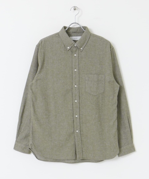 URBAN RESEARCH ROSSO MEN（アーバンリサーチロッソメン）の「『XLサイズあり』『一部WEB限定カラー』『抗菌/防臭』ハイパフォーマンスフランネルシャツ（シャツ/ブラウス・メンズ・ブラック/ネイビー/グレー/カーキ/アイボリー/ブラウン系その他/ブルー系その他/レッド系その他・SMALL/MEDIUM/LARGE/X-LARGE）」の21枚目の写真