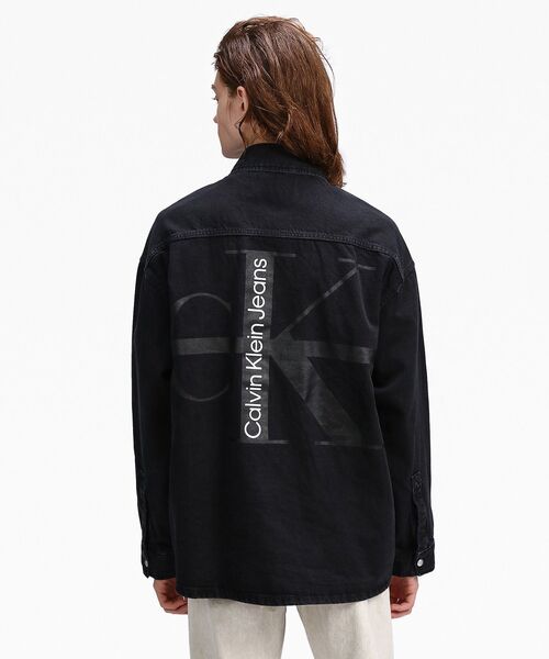 Calvin Klein(カルバン・クライン)の「オーバーサイズシャツジャケット(シャツ/ブラウス・メンズ・ブラック・S/L/XS/M)」の6枚目の写真
