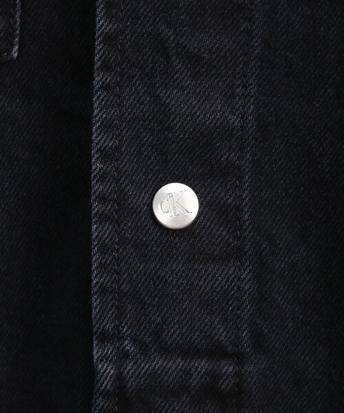 Calvin Klein(カルバン・クライン)の「オーバーサイズシャツジャケット(シャツ/ブラウス・メンズ・ブラック・S/L/XS/M)」の10枚目の写真