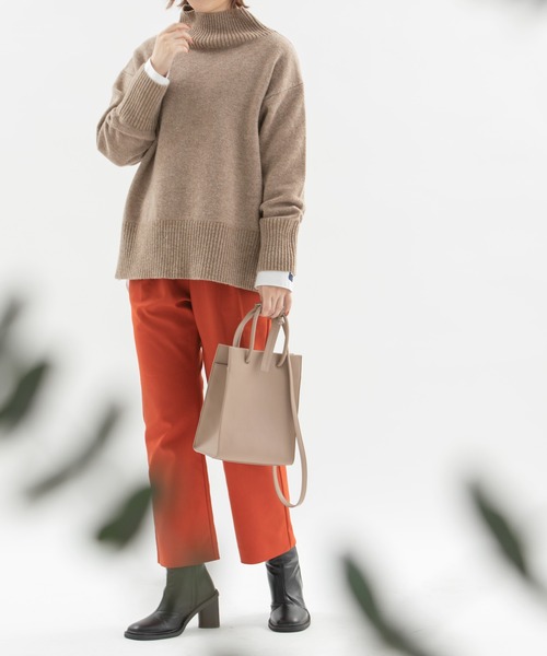 nop de nod(ノップドゥノッド)の「ストレッチクロップドパンツ(その他パンツ・レディース・ブラック/ピンク/グリーン/オレンジ・3)」の18枚目の写真