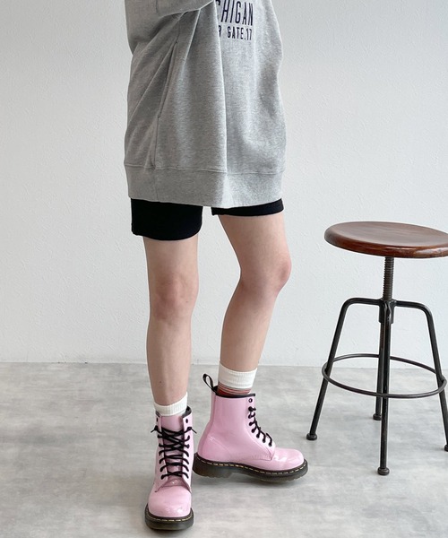 w closet（ダブルクローゼット）の「インナーリブパンツ（その他パンツ・レディース・ブラック/ライトベージュ・FREE）」の11枚目の写真