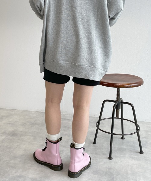 w closet（ダブルクローゼット）の「インナーリブパンツ（その他パンツ・レディース・ブラック/ライトベージュ・FREE）」の12枚目の写真