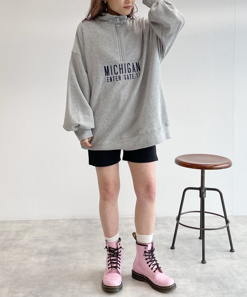 w closet（ダブルクローゼット）の「インナーリブパンツ（その他パンツ・レディース・ブラック/ライトベージュ・FREE）」の19枚目の写真