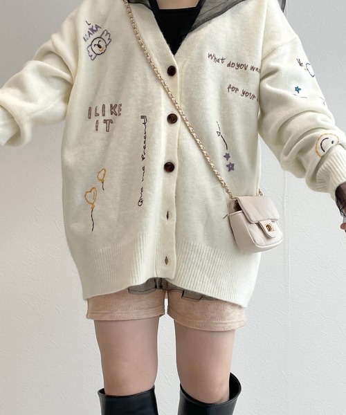 w closet（ダブルクローゼット）の「インナーリブパンツ（その他パンツ・レディース・ブラック/ライトベージュ・FREE）」の7枚目の写真