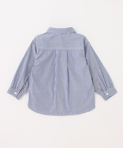 petit main（プティマイン）の「【リンク】オーバーシャツ（シャツ/ブラウス・キッズ・ブルー・L/S/M）」の6枚目の写真