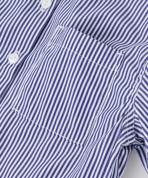 petit main（プティマイン）の「【リンク】オーバーシャツ（シャツ/ブラウス・キッズ・ブルー・L/S/M）」の8枚目の写真