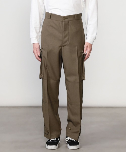 Bshop(ビショップ)の「Tangent | フレンチアーミー カーゴパンツ MEN(カーゴパンツ・メンズ・グレー/グレイッシュベージュ・48/46)」の4枚目の写真