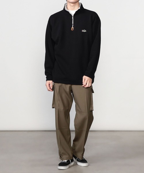 Bshop(ビショップ)の「Tangent | フレンチアーミー カーゴパンツ MEN(カーゴパンツ・メンズ・グレー/グレイッシュベージュ・48/46)」の3枚目の写真