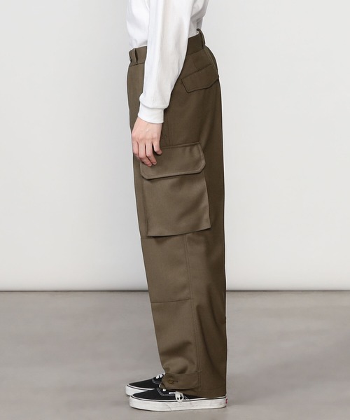 Bshop(ビショップ)の「Tangent | フレンチアーミー カーゴパンツ MEN(カーゴパンツ・メンズ・グレー/グレイッシュベージュ・48/46)」の5枚目の写真